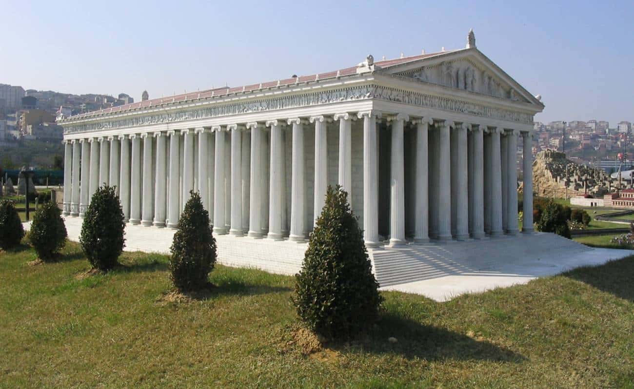 como o templo de artemis foi destruido 1