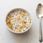 Cereal matinal com leite
