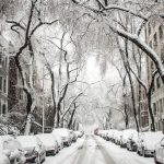 Tempestade de neve e nevasca