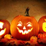 Lanternas de abóbora de Halloween