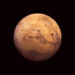 Planeta Marte visto do espaço