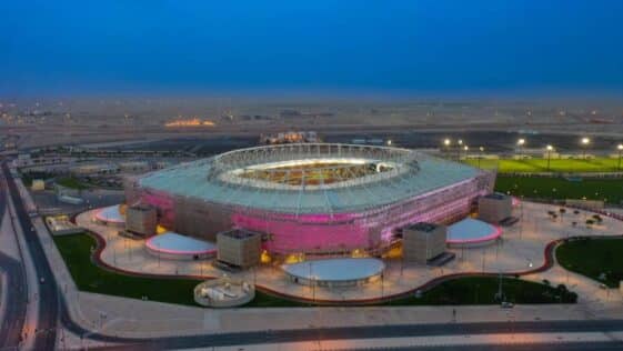 Estádio da Copa do Mundo.