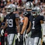 Jogadores dos Raiders.