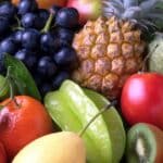 Algumas frutas.