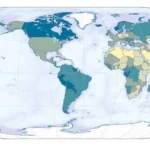 Brasil aparece no centro do mundo em novo Atlas publicado pelo IBGE