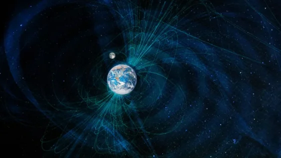 O campo magnetico da Terra esta mesmo invertendo seus polos