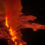Recorde de magma mais rapido do mundo e quebrado por vulcao na Islandia